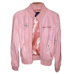 Rare! Y2K Vintage Pink Studded Dereon Jacket